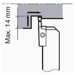 CGWSR2525-FLR3GP Grooving Tool - All Tool & Supply