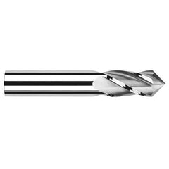 0.0312″ (1/32″) Cutter Diameter × 0.0930″ (3/32″) Length of Cut × 90° included Carbide Drill/End Mill, 4 Flutes