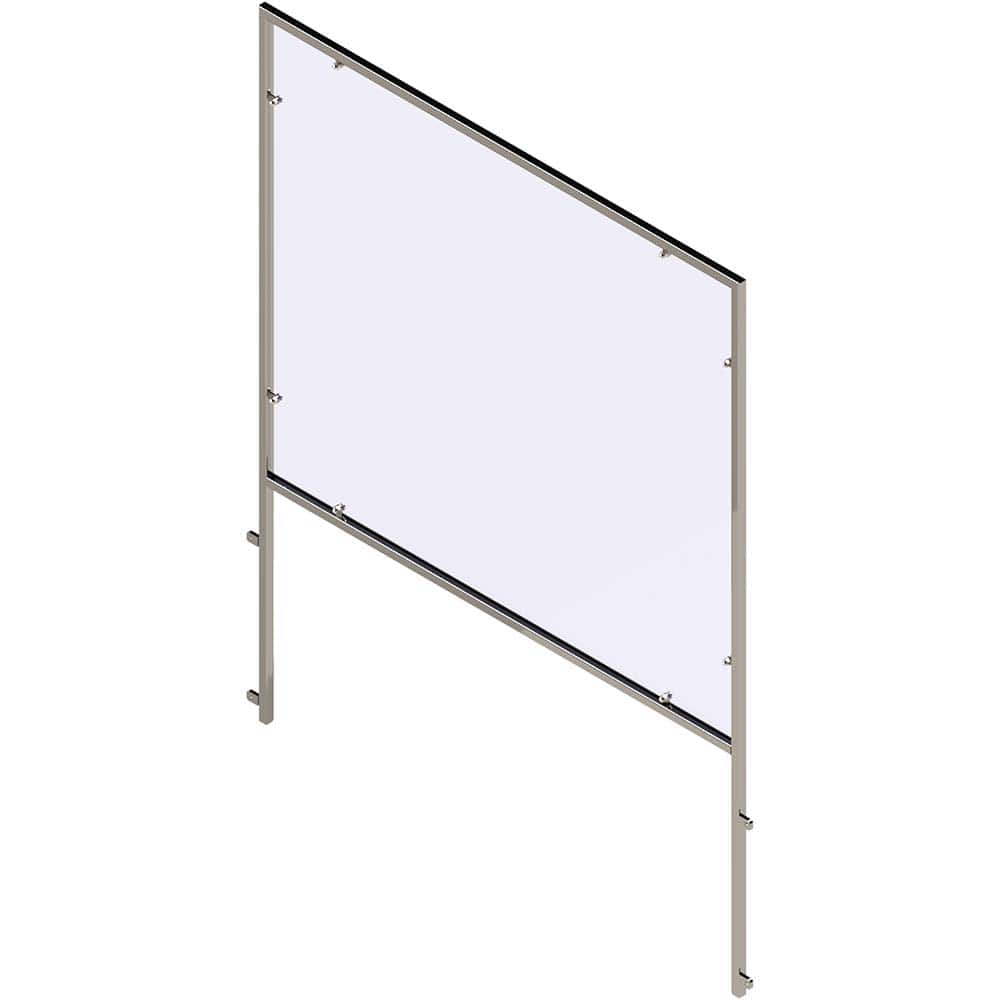 Rockford Systems - Office Cubicle Partitions; Type: Social Distancing Partition ; Width (Inch): 24 ; Height (Inch): 24 ; Color: Clear ; Mount Type: Mountable ; Thickness (Inch): 1 - Exact Industrial Supply