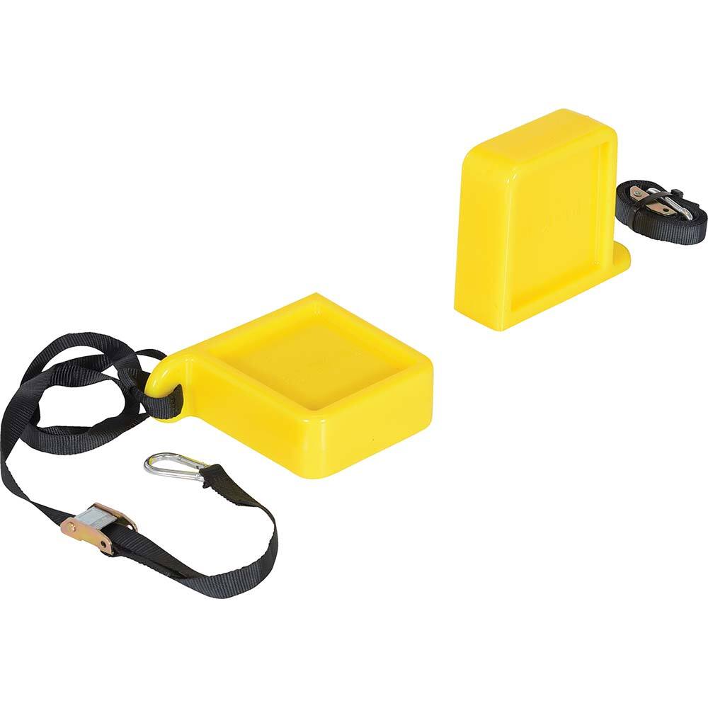 Vestil - Forklift Attachments; Type: Fork Tip Protectors ; Fork Width (Inch): 7-3/16 ; Width (Inch): 8-13/16 ; Overall Height (Inch): 2-3/4 ; Length (Inch): 7-3/16 - Exact Industrial Supply