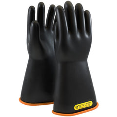 ‎155-2-14/10 - Novax - Natural Rubber Insulating Glove - Class 2 - 14″ - Black/Orange - Straight Cuff - Exact Industrial Supply