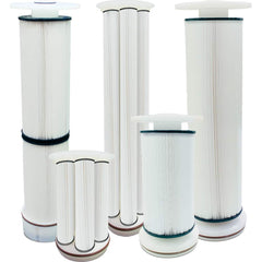 Hayward - Cartridge Filters; Style: Pleated ; Length (Inch): 20 ; Length (Decimal Inch): 20.0000 ; Outside Diameter (Decimal Inch): 2.5000 ; Outside Diameter (Inch): 2-1/2 ; Micron Rating: 5 - Exact Industrial Supply