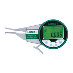 Insize USA LLC - Electronic Caliper Gages; Type: Internal ; Minimum Measurement (Inch): 0.2000 ; Minimum Measurement (mm): 5.00 ; Minimum Measurement (Decimal Inch): 0.2000 ; Maximum Measurement (Inch): 1.0000 ; Maximum Measurement (Decimal Inch): 1.0000 - Exact Industrial Supply