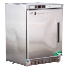 American BioTech Supply - Laboratory Refrigerators and Freezers; Type: Undercounter Built-In Stainless Steel Freezer ; Volume Capacity: 4.2 Cu. Ft. ; Minimum Temperature (C): -15.00 ; Maximum Temperature (C): -25.00 ; Width (Inch): 23-3/4 ; Depth (Inch): - Exact Industrial Supply