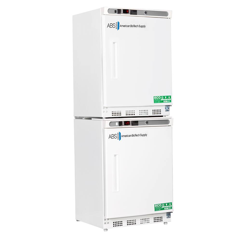 American BioTech Supply - Laboratory Refrigerators and Freezers; Type: Refrigerator & Freezer Combination ; Volume Capacity: 9 Cu. Ft. ; Minimum Temperature (C): -15.00 ; Maximum Temperature (C): 10.00 ; Width (Inch): 23-3/4 ; Depth (Inch): 24-1/2 - Exact Industrial Supply