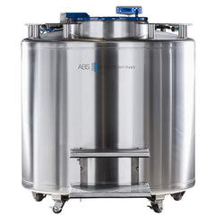 American BioTech Supply - Drums & Tanks; Product Type: Auto Fill Cryogenic Tank ; Volume Capacity Range: 85 Gal. and Larger ; Material Family: Steel ; Height (Inch): 21-1/2 ; Diameter/Width (Decimal Inch): 59.4880 ; Diameter/Width (Inch): 14-1/2 - Exact Industrial Supply