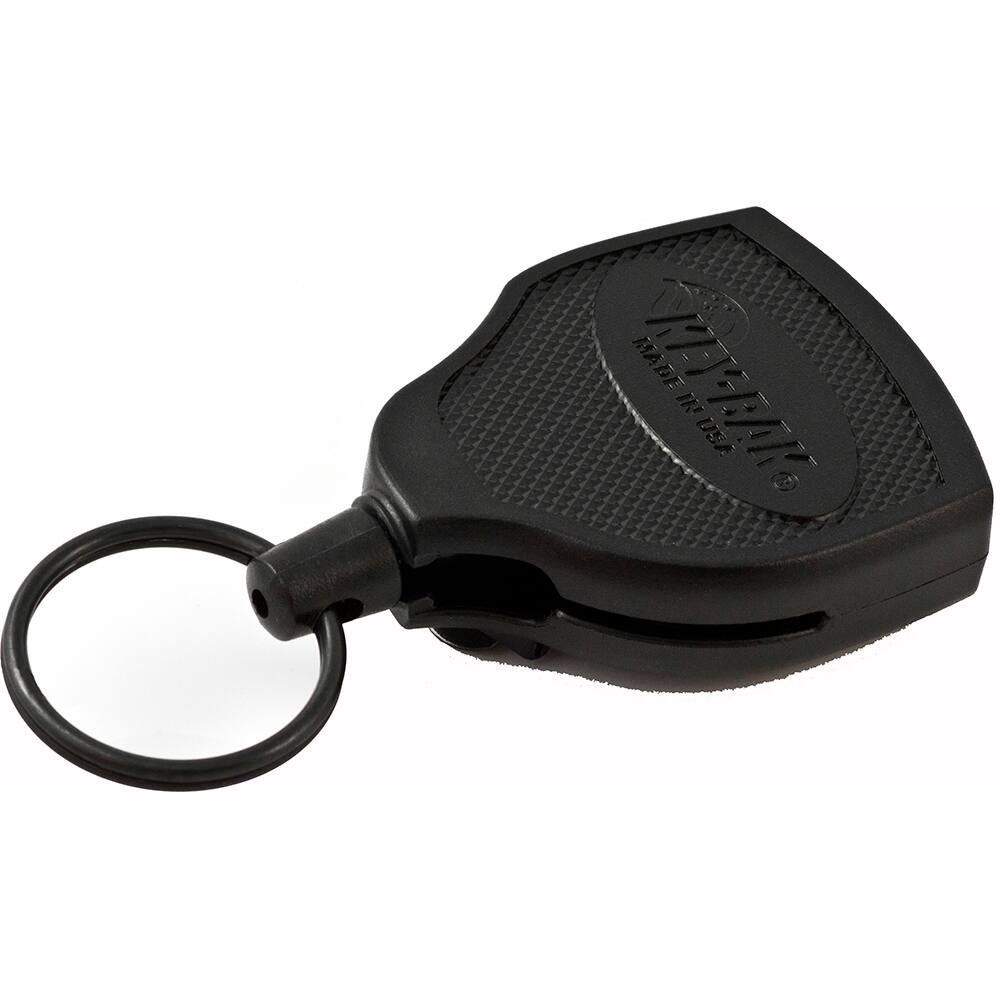 Key-Bak - Key Control; Type: Retractable Key Chain ; Number of Keys: 22 ; Color: Black ; Width (Inch): 1 - Exact Industrial Supply