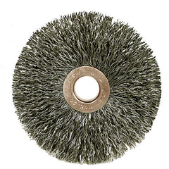 3″ Small Diameter Crimped Wire Wheel, .0104″ Steel Fill, 1/2″ Arbor Hole - All Tool & Supply