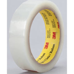 3M - Film Tape; Material Type: Polyester Film ; Thickness (mil): 2.0000 ; Color: Transparent ; Adhesive Material: Acrylic ; Width (Inch): 3 ; Length (Feet): 216.000 - Exact Industrial Supply