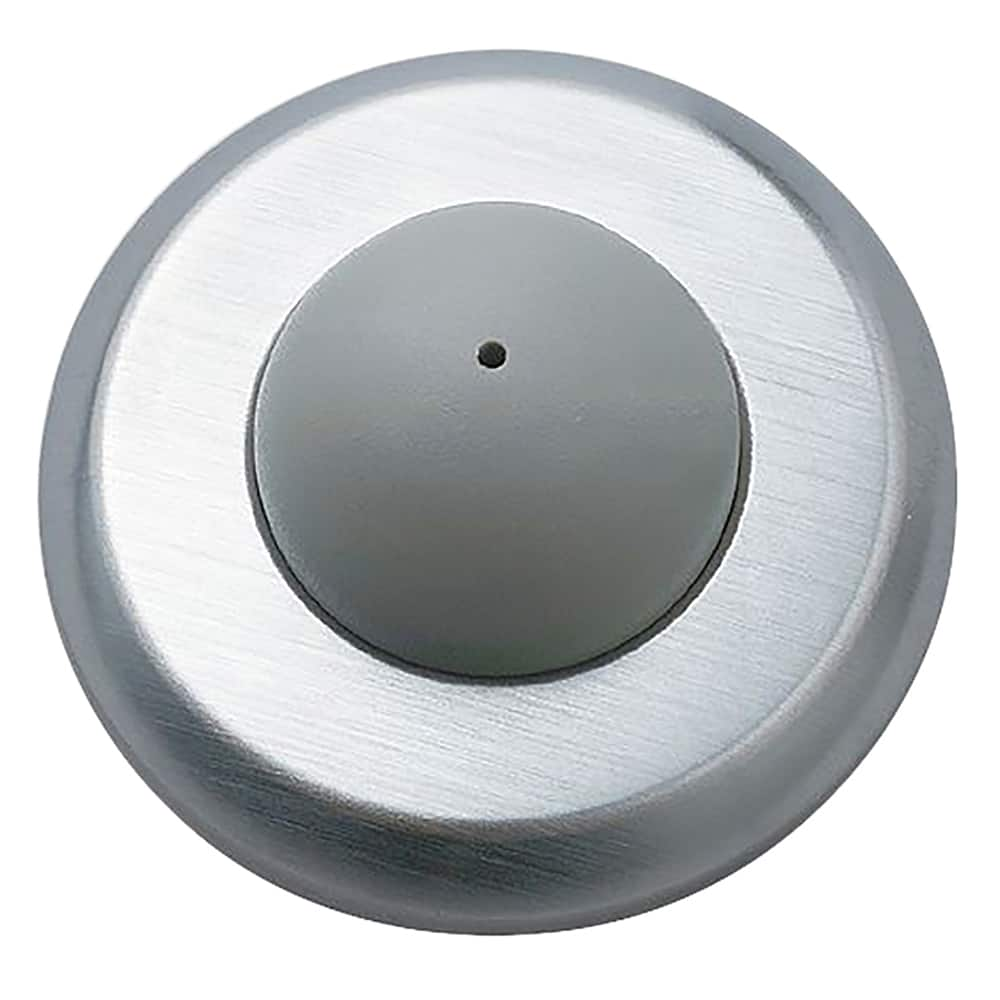 Rockwood - Stops; Type: Wall Stop ; Finish/Coating: Satin Stainless Steel ; Projection: 1 (Inch); Mount Type: Wall - Exact Industrial Supply