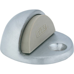 IVES - Stops; Type: Floor Stop ; Finish/Coating: Aluminum (Satin) ; Projection: 1 (Inch); Mount Type: Floor - Exact Industrial Supply