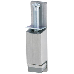 IVES - Stops; Type: Plunger Door Holder ; Finish/Coating: Aluminum (Satin) ; Projection: 5-1/2 (Inch); Mount Type: Door - Exact Industrial Supply