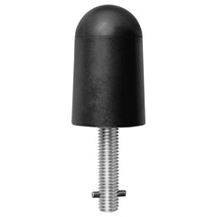 Rockwood - Stops; Type: Floor Stop ; Finish/Coating: Black ; Projection: 3-1/2 (Inch); Mount Type: Floor - Exact Industrial Supply