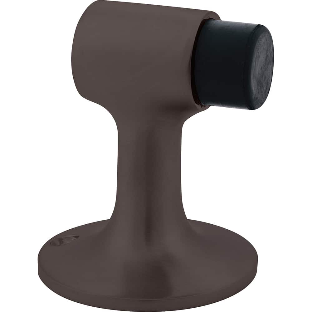 IVES - Stops; Type: Kick Down Floor Stop ; Finish/Coating: Sprayed Dark Bronze ; Projection: 4 (Inch); Mount Type: Floor - Exact Industrial Supply