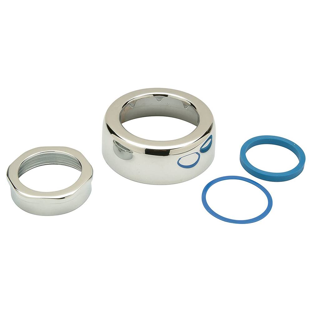 Zurn - Flush Valve/Flushometer Repair Kits & Parts; Type: Spud Assembly ; For Use With: Spud Escutcheon and Coupling Assembly ; Color: Chrome ; Pipe Size: 1 1/4 (Inch) - Exact Industrial Supply