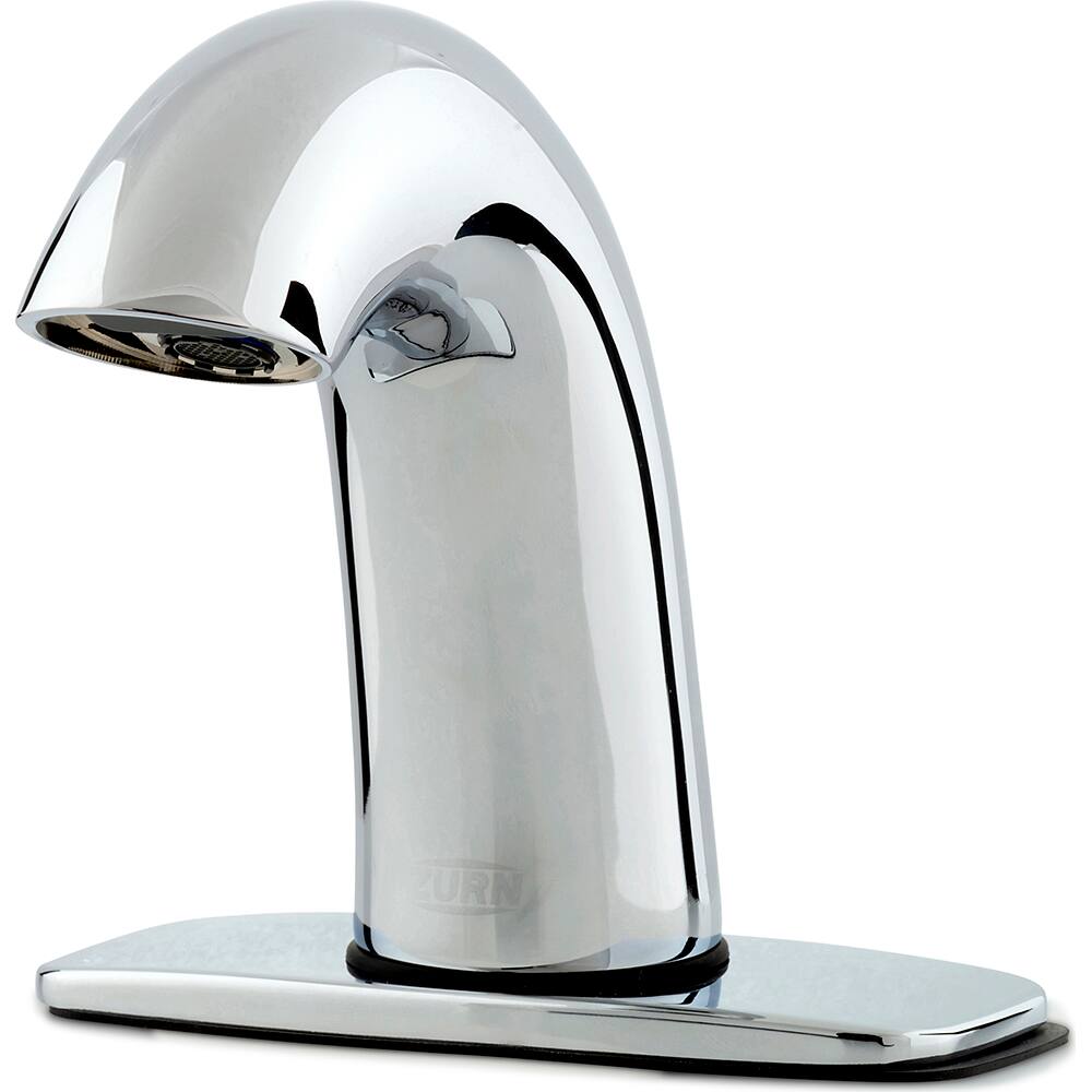 Zurn - Electronic & Sensor Faucets; Type: Sensor ; Style: w/o Mixer ; Type of Power: Battery ; Spout Type: Standard ; Mounting Centers: 3 (Inch); Finish/Coating: Polished Chrome - Exact Industrial Supply