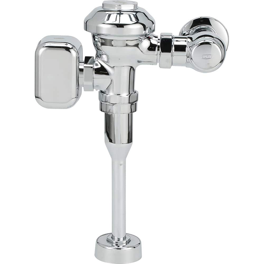 Zurn - Automatic Flush Valves; Type: Top Mount Battery Sensor ; Style: Single flush ; Gallons Per Flush: 1.0 ; Pipe Size: 3/4 (Inch); Spud Coupling Size: 3/4 (Inch); Cover Material: Brass - Exact Industrial Supply