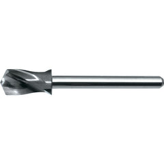 ‎#20 Dia. × 1/8″ Shank × 1/2″ Flute Length × 1-1/2″ OAL, Standard, 130°, Uncoated, 2 Flute, Straight / Cylindrical Solid Carbide Drill