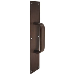 Rockwood - Door Pulls; Overall Length (Inch): 16 ; Finish/Coating: Oil Rubbed Bronze ; Grip Length: 4 (Inch) - Exact Industrial Supply