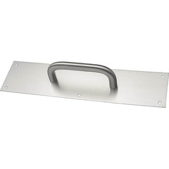 Rockwood - Door Pulls; Overall Length (Inch): 16 ; Finish/Coating: Satin Stainless Steel ; Grip Length: 4 (Inch) - Exact Industrial Supply