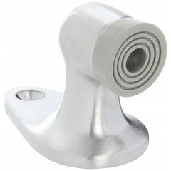 Rockwood - Stops; Type: Door Stop ; Finish/Coating: Satin Chrome ; Projection: 2-1/8 (Inch); Mount Type: Floor - Exact Industrial Supply