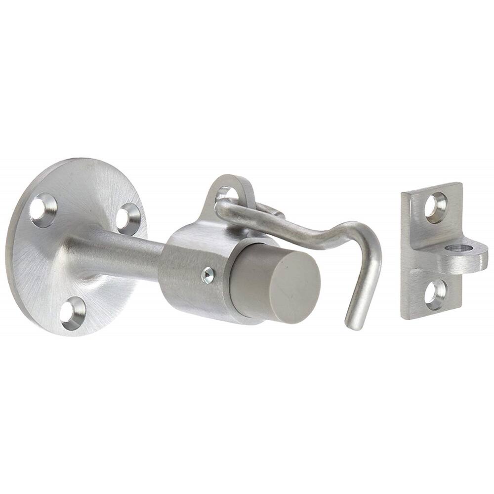 Yale - Holders; Overall Length: 2.00 ; Finish/Coating: Satin Chrome ; Grade: 1 ; Stem Length: 1/2 (Inch) - Exact Industrial Supply