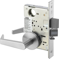 Lever Locksets; Door Thickness: 1 3/4 - 2 1/8; Back Set: 2-3/4; For Use With: Passage Doors; Finish/Coating: Satin Chrome; Cylinder Type: Mortise; Special Item Information: Passage or Closet Latch Function; Rating: Fire Rated; Additional Information: Seri