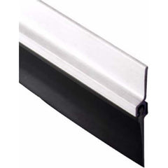 Pemko - Sweeps & Seals; Type: Brush Door Bottom Sweep ; Width (Inch): 1/4 ; Finish/Coating: Mill Finish Aluminum ; Material: 6063-T6 Extruded Tempered Aluminum ; Back Strip Brush Width (Inch): 0.5 ; Bristle Length (Inch): 0.5000 - Exact Industrial Supply