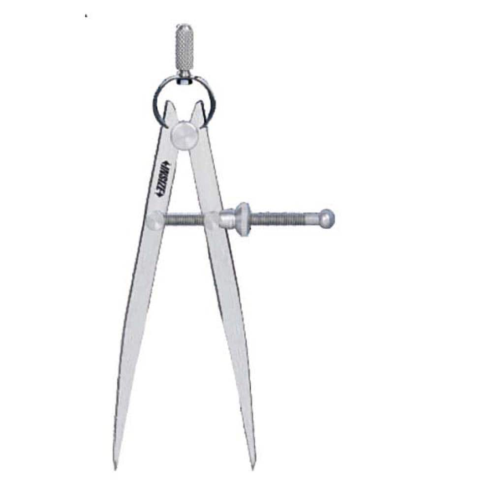 Insize USA LLC - Firm-Joint Calipers, Spring Calipers & Dividers; Type: Spring Divider ; Leg Size (Inch): 8 ; Joint Type: Firm Joint ; Maximum Measurement (Inch): 8 ; Maximum Measurement (Decimal Inch): 8 ; Calibrated: No - Exact Industrial Supply