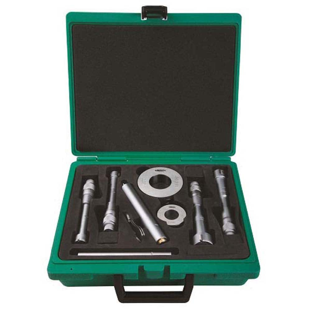 Insize USA LLC - Mechanical Inside Micrometers; Type: Inside ; Minimum Measurement (Decimal Inch): 0.2750 ; Maximum Measurement (Decimal Inch): 0.5000 ; Graduation (Decimal Inch): 0.0001 ; Graduation (mm): Feet/Inches ; Thimble Type: Ratchet Stop - Exact Industrial Supply