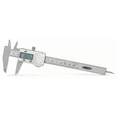 Insize USA LLC - Electronic Calipers; Minimum Measurement (Decimal Inch): 0.0000 ; Maximum Measurement (Decimal Inch): 6 ; Accuracy Plus/Minus (Decimal Inch): 0.0040 ; Resolution (Decimal Inch): 0.0005 ; IP Rating: None ; Data Output: No - Exact Industrial Supply