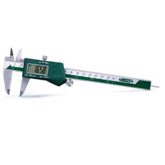 Insize USA LLC - Electronic Calipers; Minimum Measurement (Decimal Inch): 0.0000 ; Maximum Measurement (Decimal Inch): 6 ; Accuracy Plus/Minus (Decimal Inch): 0.0012 ; Resolution (Decimal Inch): 0.0005 ; IP Rating: None ; Data Output: Yes - Exact Industrial Supply