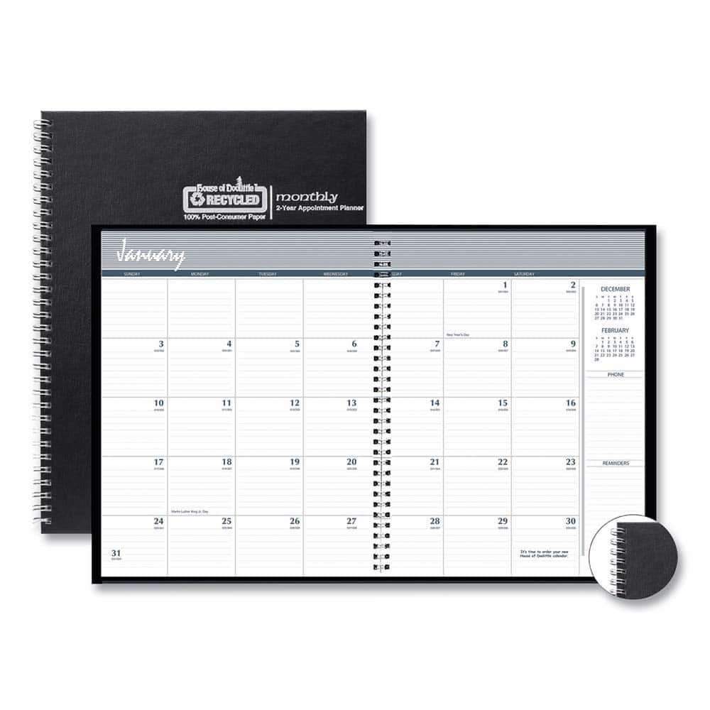 House of Doolittle - Note Pads, Writing Pads & Notebooks Writing Pads & Notebook Type: Appointment Book Size: 8-1/2 X 11 - All Tool & Supply