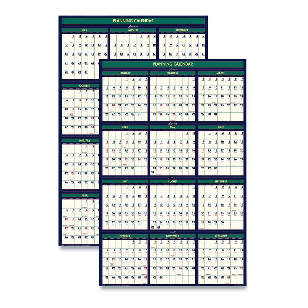 House of Doolittle - Note Pads, Writing Pads & Notebooks Writing Pads & Notebook Type: Wall Calendar Size: 24 x 37 - All Tool & Supply