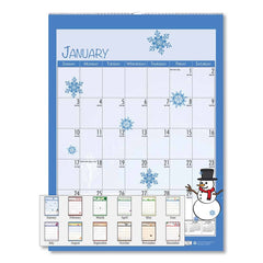 House of Doolittle - Note Pads, Writing Pads & Notebooks Writing Pads & Notebook Type: Wall Calendar Size: 12 x 16-1/2 - All Tool & Supply