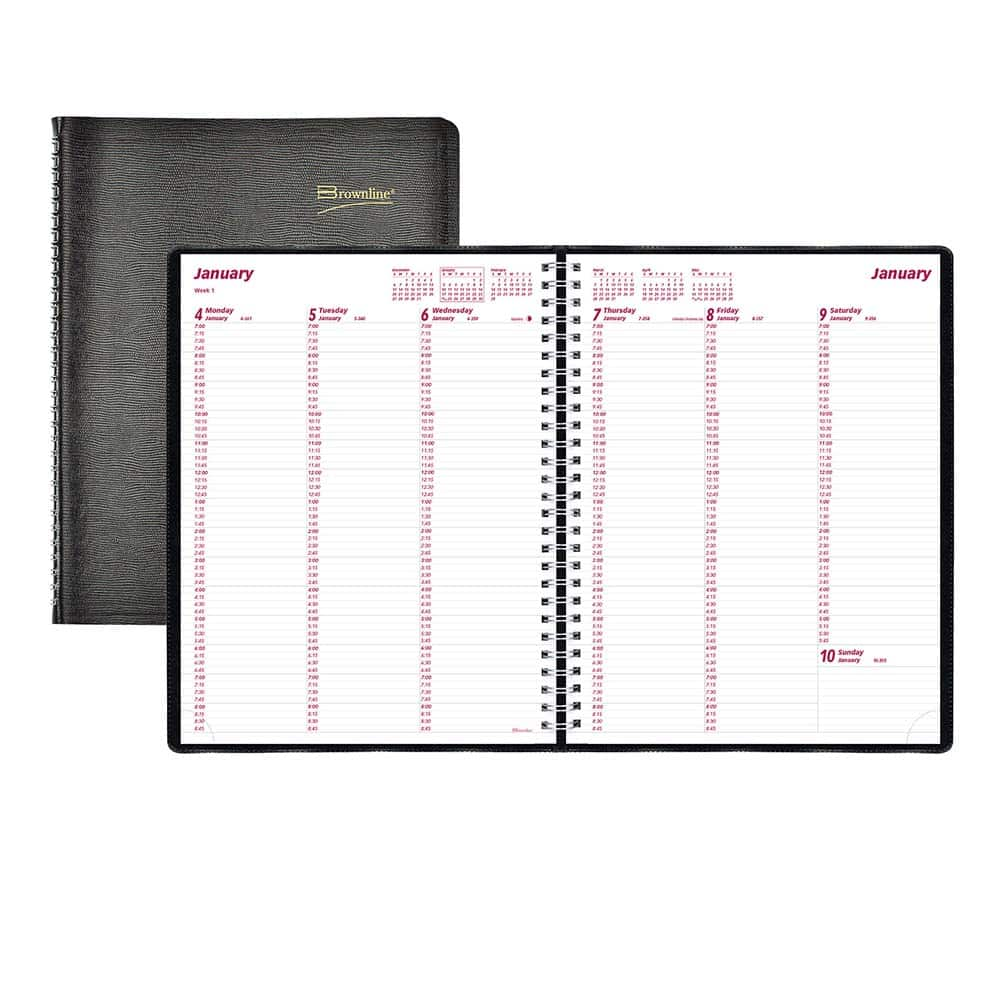 Brownline - Note Pads, Writing Pads & Notebooks Writing Pads & Notebook Type: Appointment Book Size: 8-1/2 X 11 - All Tool & Supply