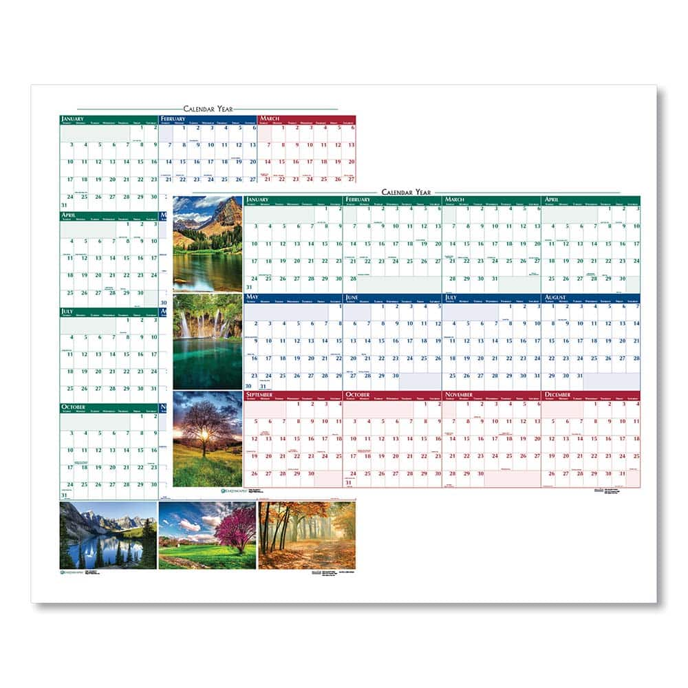 House of Doolittle - Note Pads, Writing Pads & Notebooks Writing Pads & Notebook Type: Wall Calendar Size: 32 x 48 - All Tool & Supply