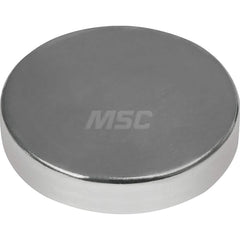 Rare Earth Disc & Cylinder Magnets; Rare Earth Metal Type: Rare Earth; Diameter (Inch): 0.750; Overall Height: 0.125 in; Height (Inch): 0.125 in; Maximum Pull Force: 9.76 lb; Maximum Operating Temperature: 180  ™F; Finish: Nickel Plated; Grade: N42; Heigh