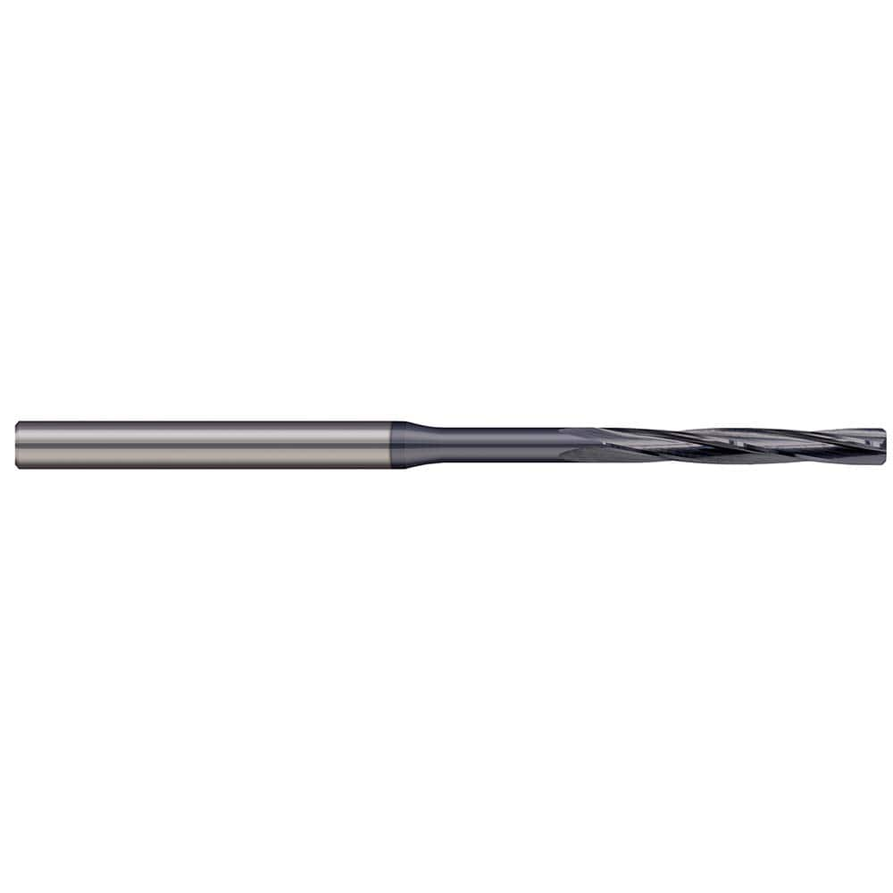 Chucking Reamer: 0.035″ Dia, 2″ OAL, 1/4″ Flute Length, Straight Shank, Solid Carbide 4 Flute