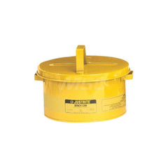 Safety Bench Cans & Dip/Wash Tanks; Type: Bench Can; Capacity (pt.): 2.000; Can Material: Steel; Capacity: 2.000; Capacity (Qt.): 2.000; Color: Yellow; Capacity (Gal.): 2.000