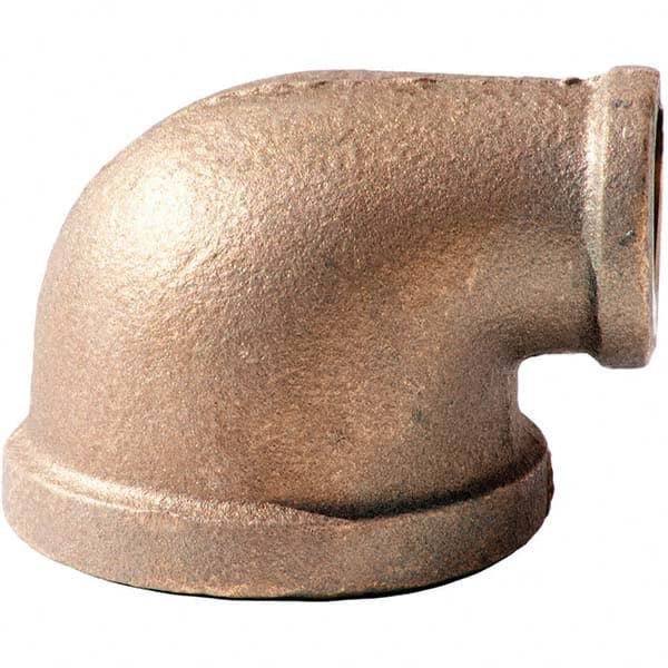 Merit Brass - Brass & Chrome Pipe Fittings Type: Reducing Elbow Fitting Size: 1-1/4 x 3/4 - All Tool & Supply