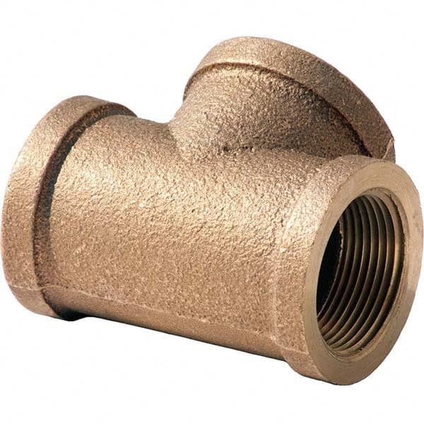 Merit Brass - Brass & Chrome Pipe Fittings Type: Tee Fitting Size: 4 - All Tool & Supply