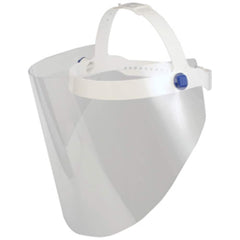 Made in USA - Face Shield & Headgear Sets; Headgear Style: Headgear ; Window Color: Clear ; Headgear Suspension: None ; Headgear Adjustment: Pinlock ; Window Material: Polycarbonate ; Headgear Material: Polyethylene - Exact Industrial Supply