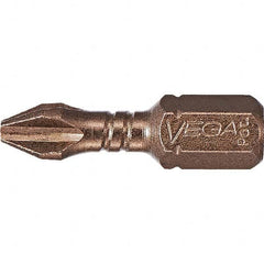 VEGA Industries - Phillips Screwdriver Bits Type: Phillips Bit Point Size: #1 - All Tool & Supply