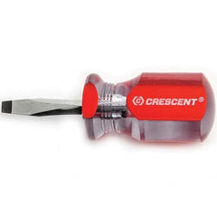 Crescent - Slotted Screwdrivers Tool Type: Screwdriver Overall Length Range: 3" - 6.9" - All Tool & Supply