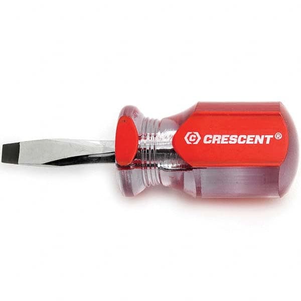 Crescent - Slotted Screwdrivers Tool Type: Screwdriver Overall Length Range: 3" - 6.9" - All Tool & Supply