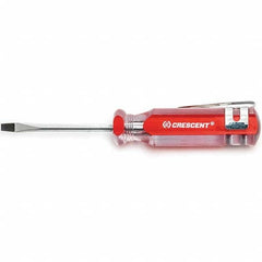 Crescent - Slotted Screwdrivers Tool Type: Screwdriver Overall Length Range: 3" - 6.9" - All Tool & Supply