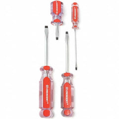 Crescent - Screwdriver Sets Screwdriver Types Included: Slotted Number of Pieces: 4 - All Tool & Supply