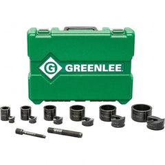 Greenlee - Punch & Driver Kits Tool Type: Knockout Set Punch Shape: Round - All Tool & Supply