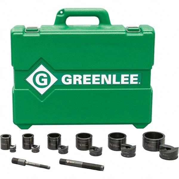 Greenlee - Punch & Driver Kits Tool Type: Knockout Set Punch Shape: Round - All Tool & Supply